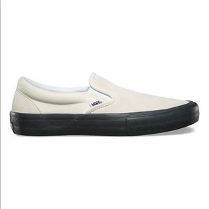 NEW Vans Marshmallow Slip Ons Black Suede